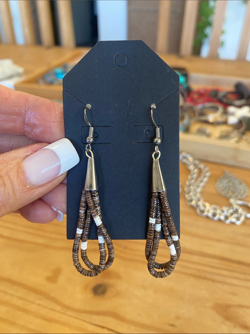 Genuine Heishi earrings!